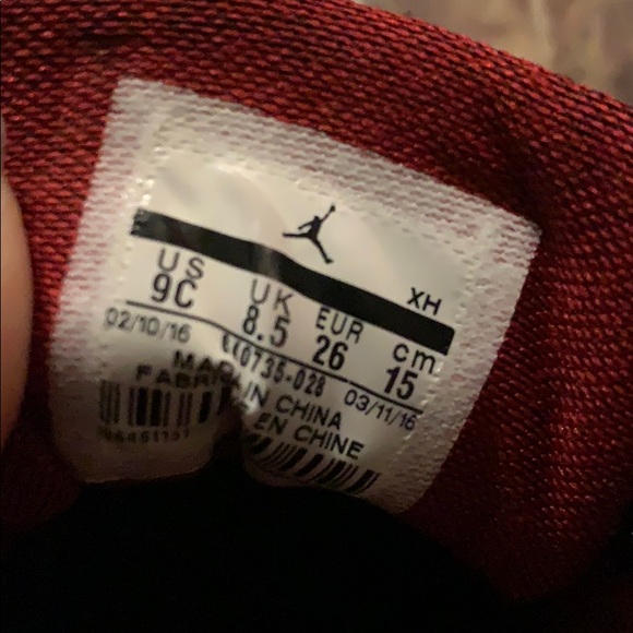 Toddler Boys Nike Air Jordan Sneakers. - Picture 14 of 14